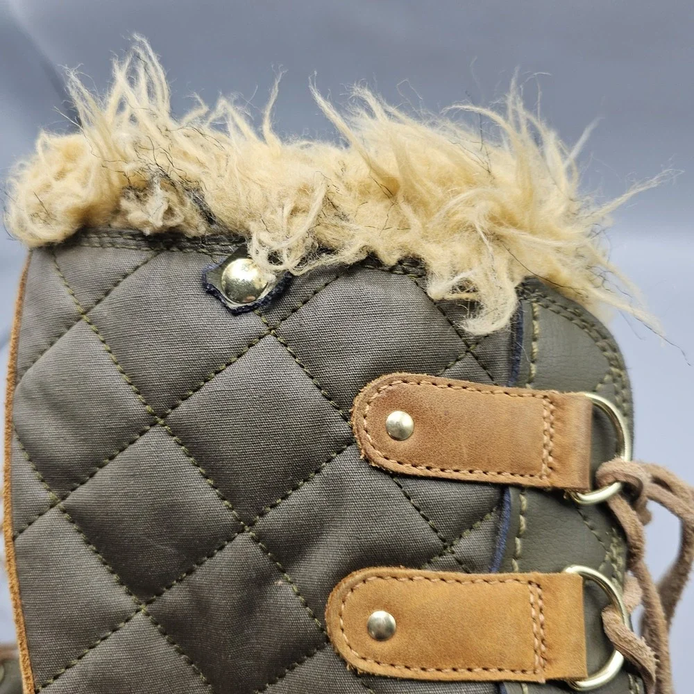 Sorel Tofino II Waterproof Winter Boots Womens Size 7.5 Camel Leather